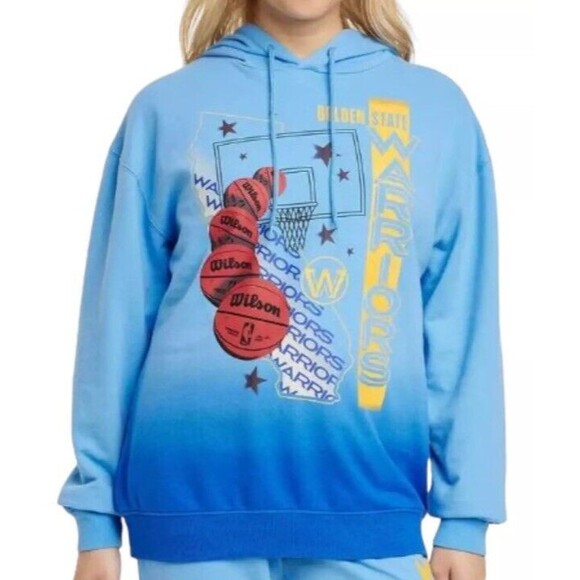 Golden‎ State Warriors NBA Basketball Graphic Pullover Hoodie Sweatshirt Size L - Picture 1 of 12